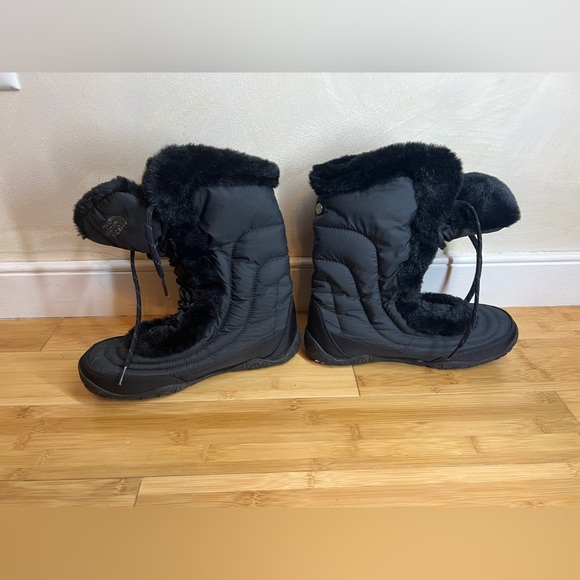The North Face Goose Down Insulated Lace Up Black boots US Size 7 EUR38| Women - Picture 3 of 16